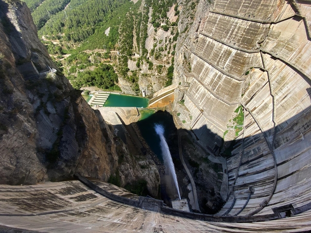 La presa de Canelles.